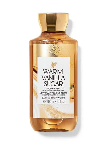 جل الاستحمام برائحة الفانيليا الدافئة والسكر من Bath & Body Works