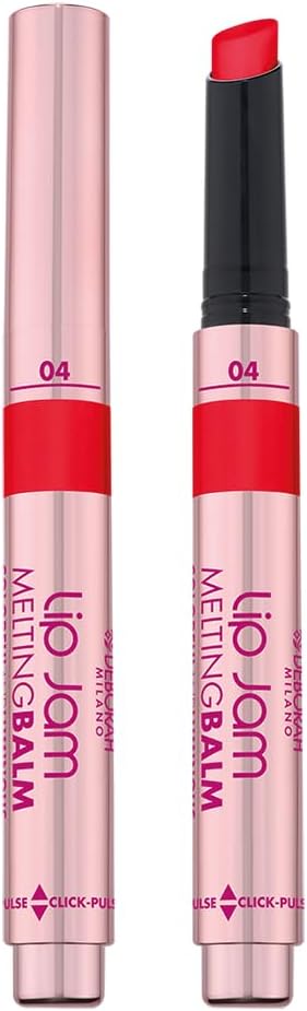 Deborahe Lip Jam-Colorful & Shiny Lip Balm 04 Strawberry