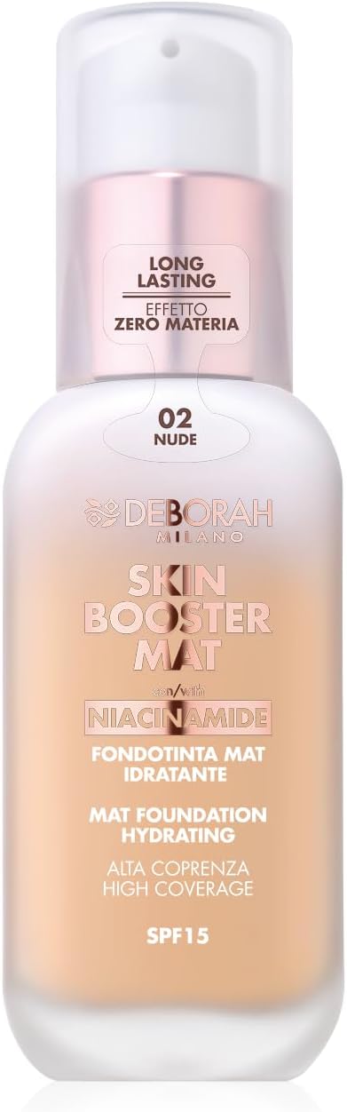Deborahe Skin Boost Mat Fdt Spf15 Niacinamide 02 Nude Default Title