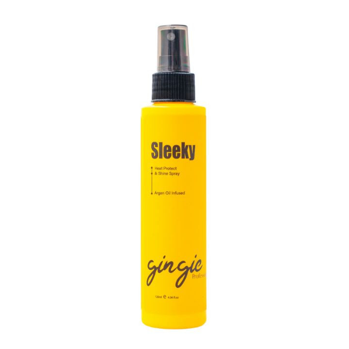 Gingie Sleeky Argan Oil Heat Protect &Shine Spray 120ML