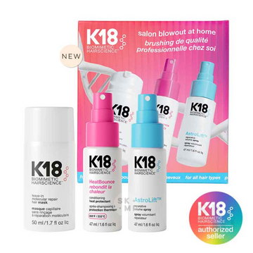 K18 SALON BLOWOUT AT HOME (MASK+HEATPROTECTION+SPRAY)
