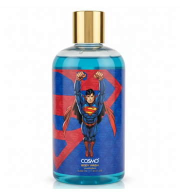 COSMO SUPERMAN 350ML BODY WASH (COSMO DESIGNS