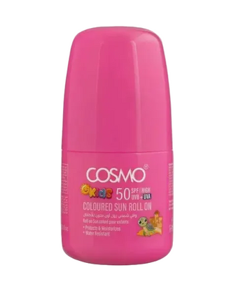 COSMO ROLL ON SUN LOTION KIDS 50ML (PINK BTL)