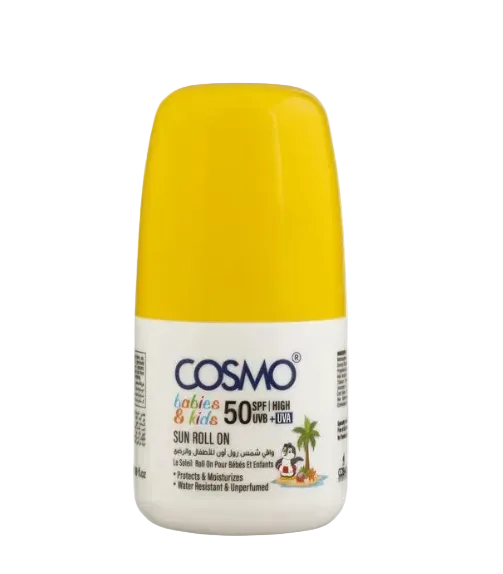 COSMO ROLL ON SUN LOTION BABY 50ML (WHITE BTL) – cosmeticca-iraq