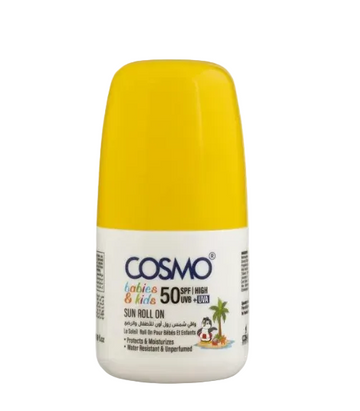 COSMO ROLL ON SUN LOTION BABY 50ML (WHITE BTL)