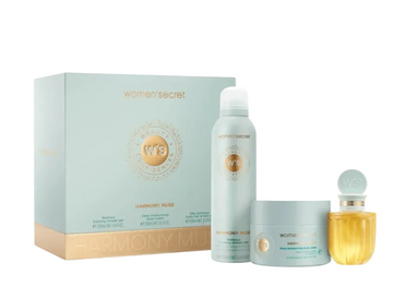 WOMEN SECRET BEAUTY GIFTSET L HARMONY MUSE FOAMING GEL 200ML + BODY CREAM 250ML + BODY OIL 100ML