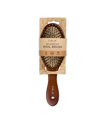 CALA OVAL DARK BAMBOO HAIR BRUSH