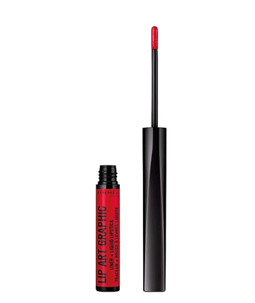 Rimmel Lip Art Graphic Liner  Liquid Lipstick 610 Hot Spot Red