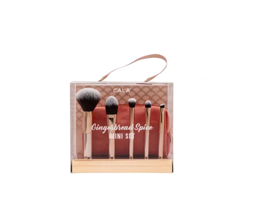 CALA WHOLESALE CALA GINGERBREAD SPICE 5 PIECE BRUSH SET GIFT HOLIDAY