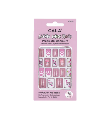 CALA LITTLE MISS NAILS PINK GLITTER
