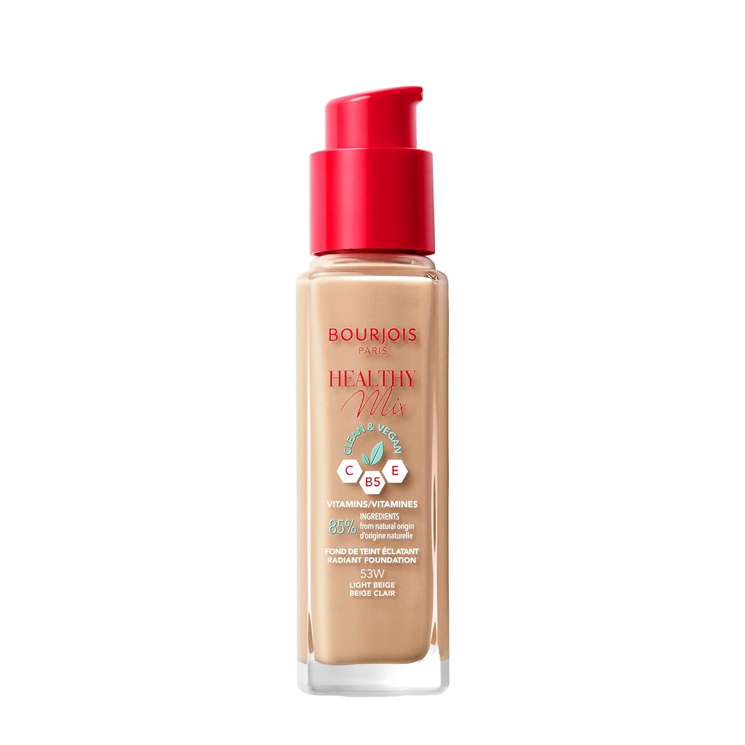 Bourjois Healthy Mix Clean Foundation - 53W Light Beige Default Title
