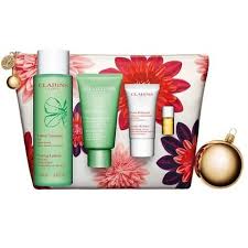 Clarins Skin Care G.S Toning Lotion+Sos Pure+Gentel Ref+Huile Lotus