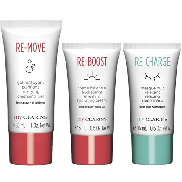 Clarins Skin Care G.S My Cls Clnsng Gel 30Ml+Hydr Crm Ns 15Ml+Sleep Mask Default Title