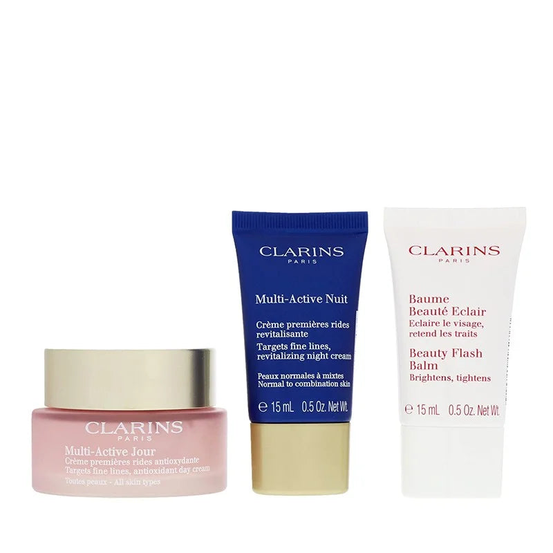Clarins Skin Care G.S Ma Day 50Ml+Ma Nght 15Ml +Beauty Flash Balm 15Ml Default Title