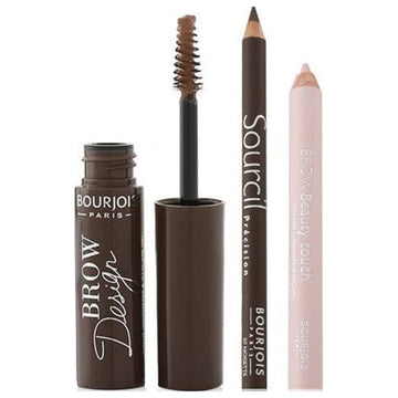 BOURJOIS G.S Brow Design Msc+Beauty Touch+Eyebrow Pincel