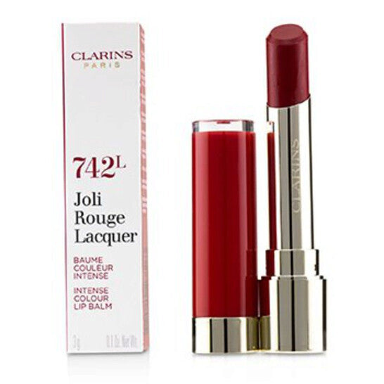 Clarins Make-Up 742 Joli Rouge Lacquer Default Title