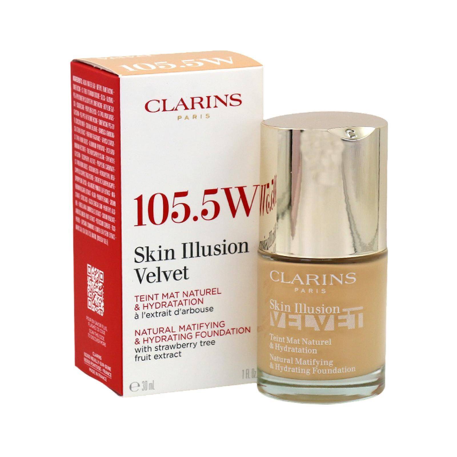 Clarins Make-Up 105.5 Skin Illusion Velvet Fnd Default Title