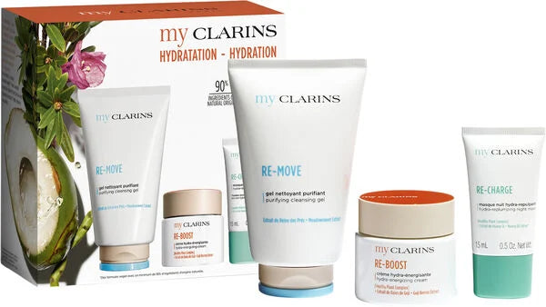 Clarins Skin Care G.S My Cls Purifying Clnsng Gel 125Ml+Hydra Enrgzng Crm 50Ml+Sleep Mask 15Ml Default Title