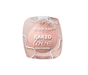 DEBORAH BAKED BLUSH LIGHTER 01 SOFT PEACH