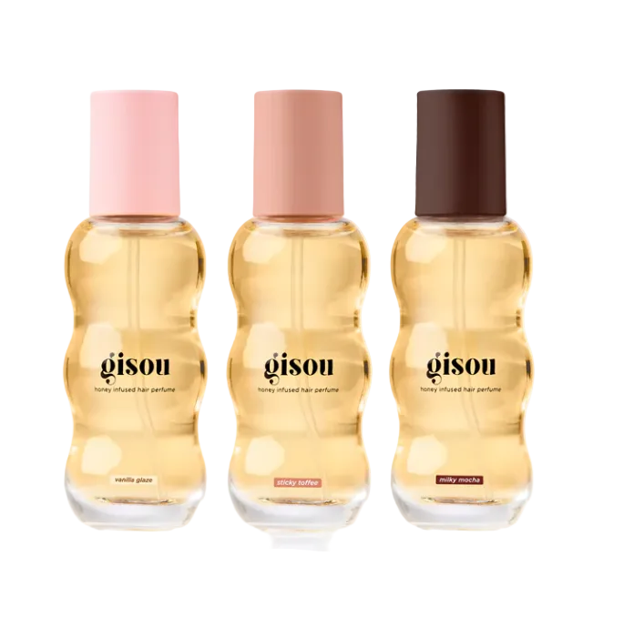 GISOU GLAZED SCENTS TRIO HAIR PERFUMES 3 PCS - 15 ML Default Title