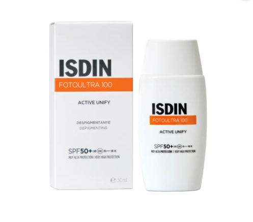 ISIDIN FOTOULTRA 100 ACTIVE UNIFY SPF 50 UVB UVA - 50 ML