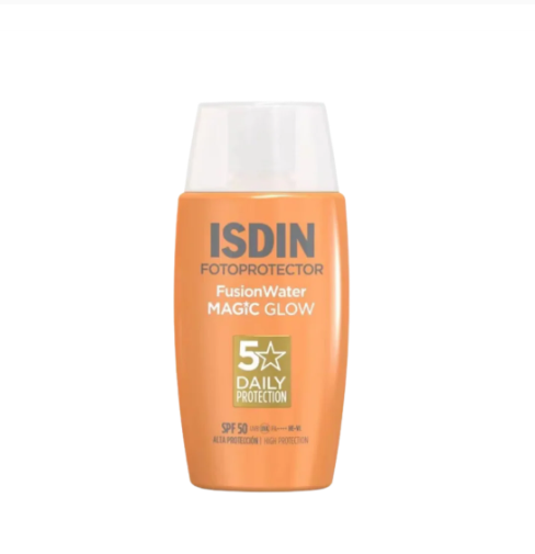 ISIDIN ماء الاندماج السحري المتوهج SPF 50 UVB UVA - 50 ML العنوان الافتراضي