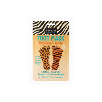 Sence Collection 18PCS Foot Mask – Printed Animal (Tropical Heat)