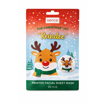 SENCE Printed Facial Sheet Mask – The Christmas List “Reindee”