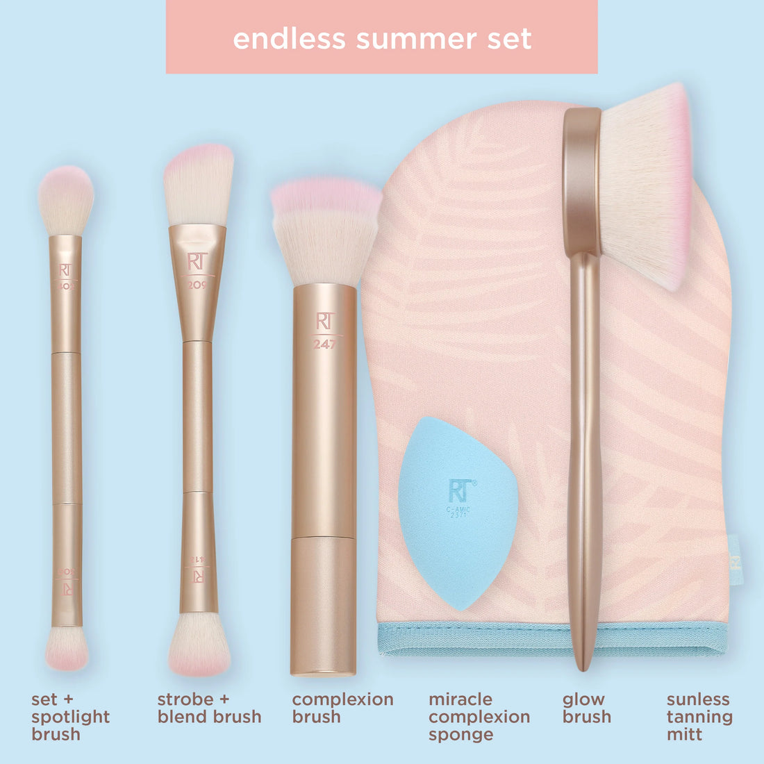Real Techniques Endless Summer Makeup Brush Set