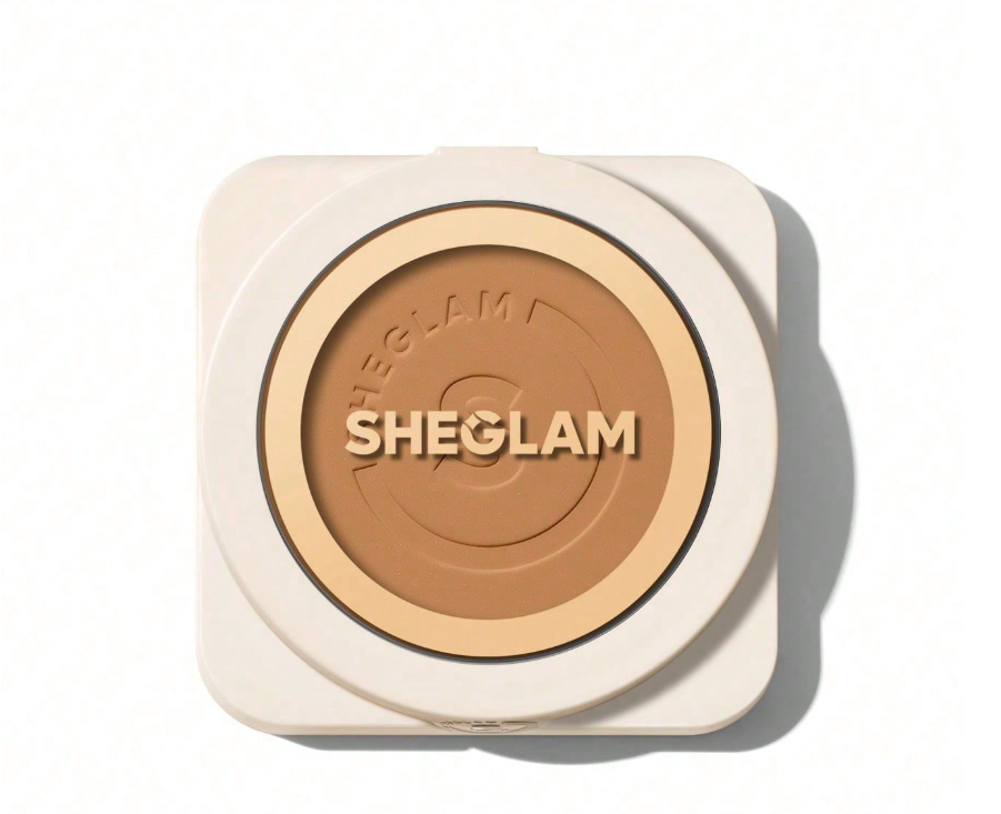 SHEGLAM SKIN-FOCUS HIGH COVERAGE POWDER FOUNDATION-ALMOND Default Title