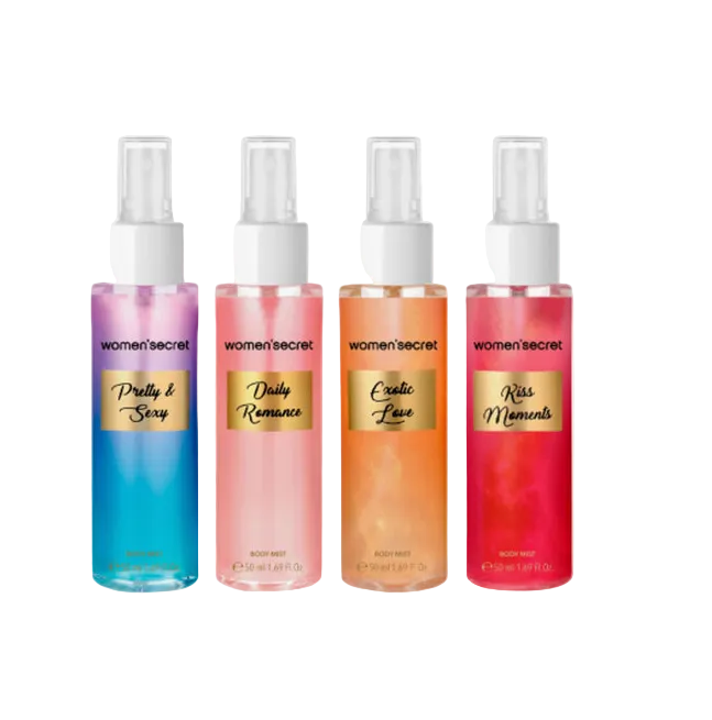 WOMEN SECRET BODY MIST COFFRET COLOR 4x50ML Default Title
