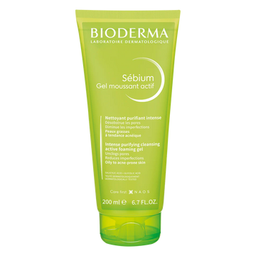 Bioderma Sebium Intense Purifying Cleansing Active Foaming Gel + Sebium Pore Refiner 15ml