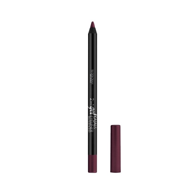 Deborah 2 In 1 Gel Kajal & Eyeliner 12 - Burgundy